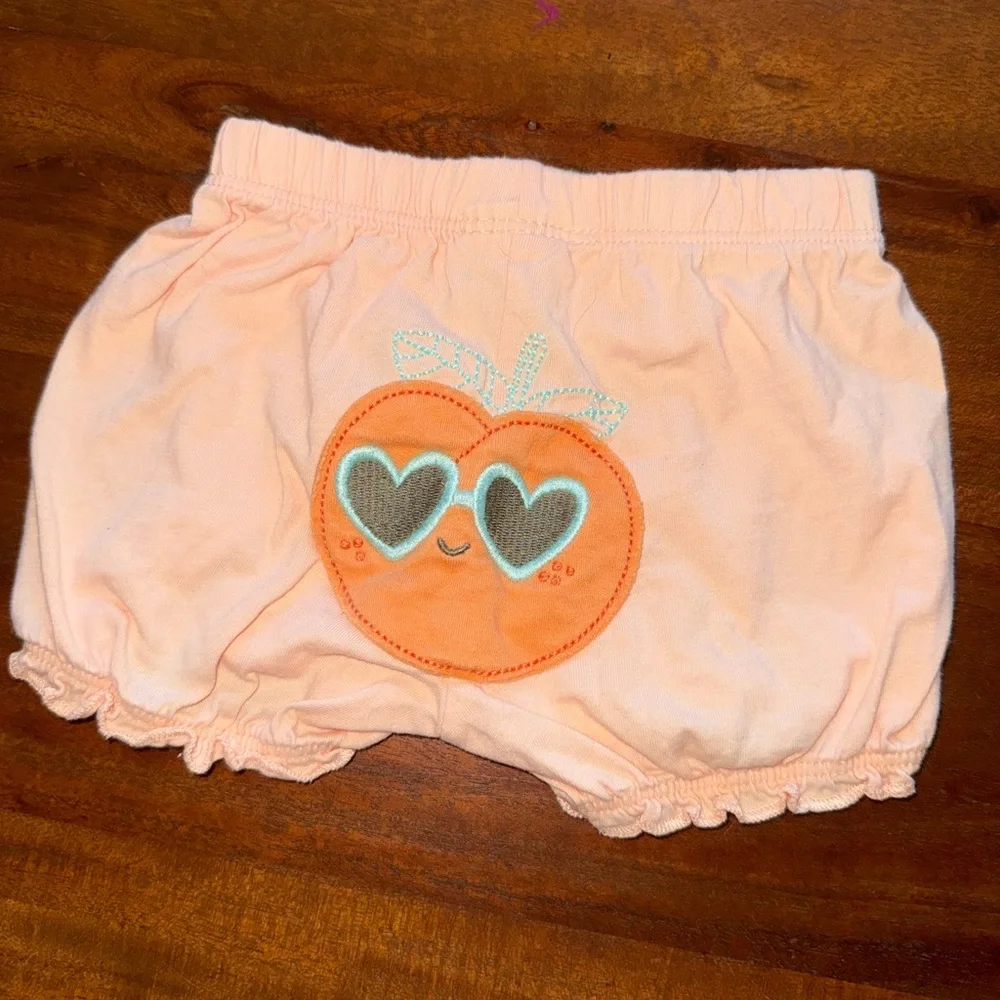Carter's Soft‎ Peach Infant Shorts